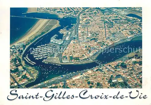 AK / Ansichtskarte Saint Gilles Croix de Vie_Vendee Vue aerienne  Saint Gilles Croix de Vie