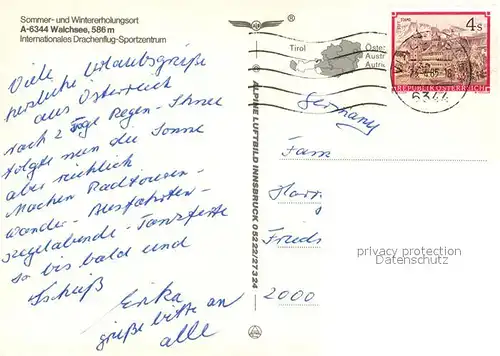 AK / Ansichtskarte Walchsee_Tirol Kirche Walchseepartie Dorfstrasse Walchsee Tirol