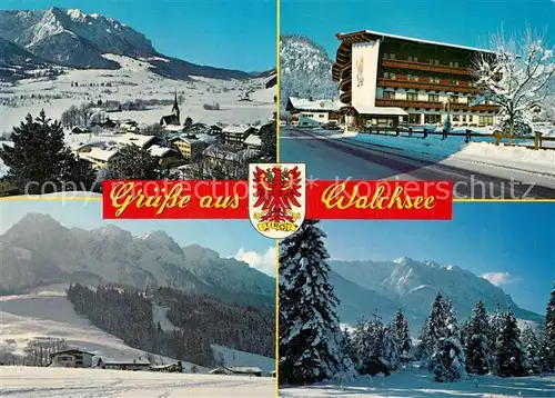 AK / Ansichtskarte Walchsee_Tirol Panorama Teilansichten Walchsee Tirol