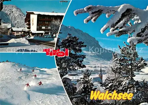 AK / Ansichtskarte Walchsee_Tirol am Zahmen Kaiser Winterpanorama Walchsee Tirol