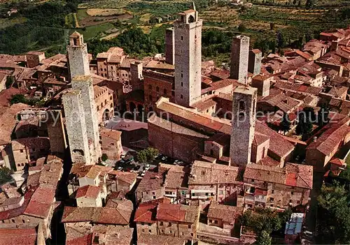 AK / Ansichtskarte San_Gimignano Fliegeraufnahme San_Gimignano