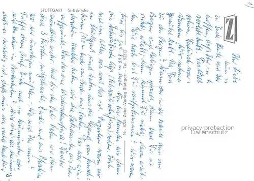 AK / Ansichtskarte Stuttgart Stiftskirche Stuttgart