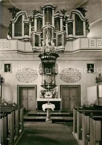 AK / Ansichtskarte Bad_Koenig_Odenwald Ev Kirche Inneres Bad_Koenig_Odenwald