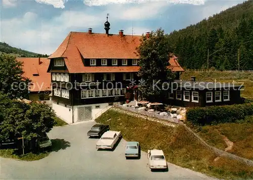 AK / Ansichtskarte Aha_Schluchsee Gasthof Restaurant Seehotel Auerhahn Aha_Schluchsee