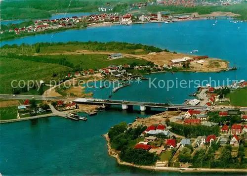 AK / Ansichtskarte Egernsund Bruecke Fliegeraufnahme Egernsund