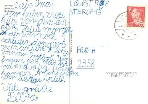 AK / Ansichtskarte Lonstrup Fliegeraufnahme Lonstrup