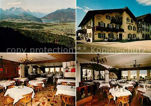 AK / Ansichtskarte Kruen Panorama Gasthof Pension Schoettkarspitz Gastraeume Kruen