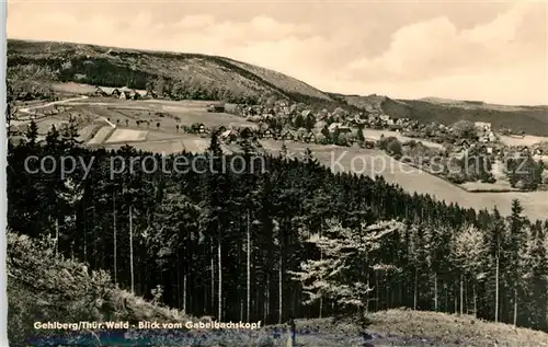 AK / Ansichtskarte Gehlberg Blick vom Gabelbachshof Gehlberg