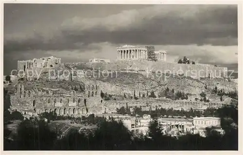 AK / Ansichtskarte Athenes_Athen mit Acropolis Athenes Athen