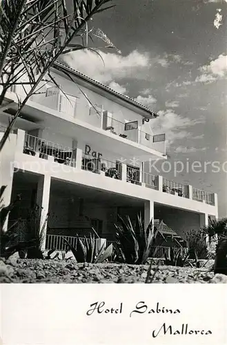 AK / Ansichtskarte Son_Servera Hotel Sabine Son_Servera