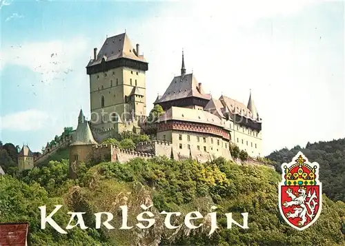 AK / Ansichtskarte Karlstein_Karlstejn Hrad Schloss  Karlstein_Karlstejn