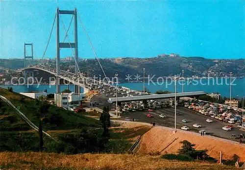 AK / Ansichtskarte Istanbul_Constantinopel Bosphorus Bridge Istanbul_Constantinopel