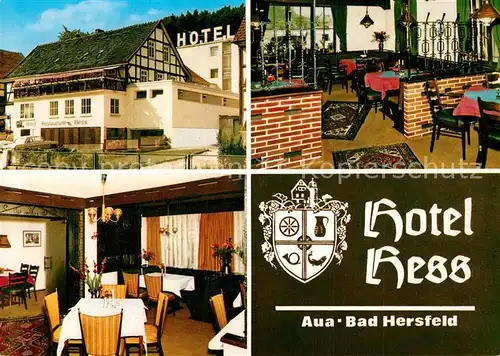 AK / Ansichtskarte Aua Hotel Hess Aua