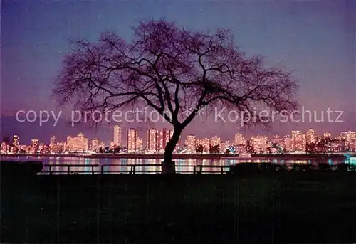 AK / Ansichtskarte Vancouver_British_Columbia Skyline at night Vancouver_British