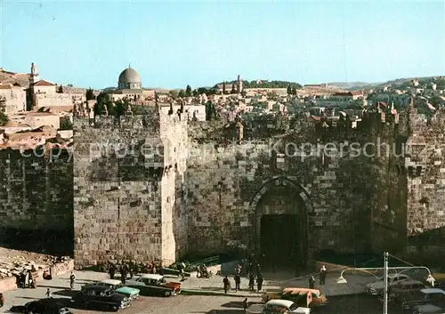 AK / Ansichtskarte Jerusalem_Yerushalayim Damaskus Gate Jerusalem_Yerushalayim