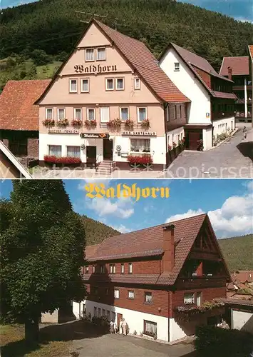 AK / Ansichtskarte Calmbach_Enz Gasthaus Pension Waldhorn Calmbach Enz