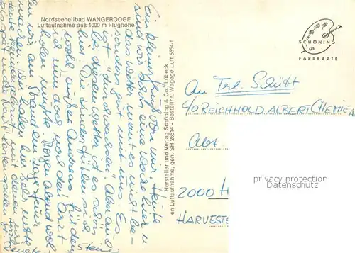 AK / Ansichtskarte Wangerooge_Nordseebad Fliegeraufnahme Wangerooge_Nordseebad