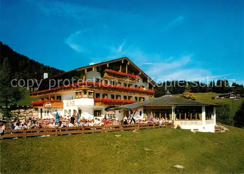 AK / Ansichtskarte Ramsau_Berchtesgaden Hotel Gasthaus Nutzkaser Ramsau Berchtesgaden