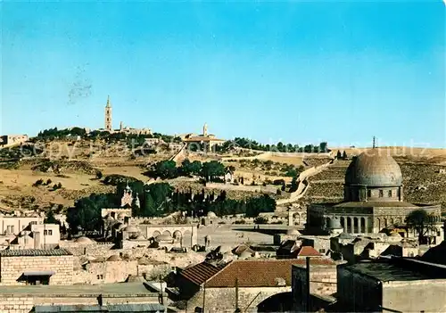 AK / Ansichtskarte Jerusalem_Yerushalayim Mount of Olives Jerusalem_Yerushalayim