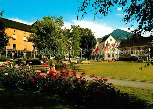 AK / Ansichtskarte Dornbirn_Vorarlberg Rathauspark gegen Staufenspitze  Dornbirn Vorarlberg