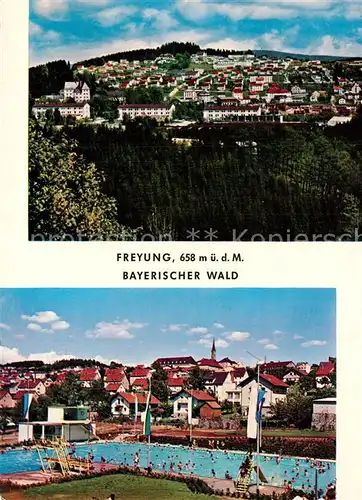 AK / Ansichtskarte Freyung Freibad Freyung