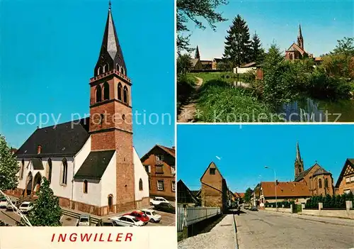 AK / Ansichtskarte Ingwiller Eglise  Ingwiller
