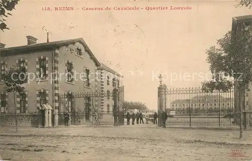 AK / Ansichtskarte Reims_Champagne_Ardenne Caserne de Cavalerie Quartier Louvois Reims_Champagne_Ardenne