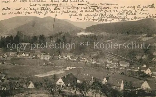 AK / Ansichtskarte Weiler_Weissenburg_Elsass Vue generale Weiler_Weissenburg_Elsass