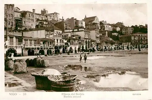 AK / Ansichtskarte Vigo_Galicia_Espana Ribera del Berbis Strand 