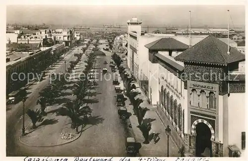 AK / Ansichtskarte Casablanca Boulevard des 4ieme Zouaves Casablanca