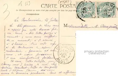 AK / Ansichtskarte Vienne_Isere Cours Romestang Vienne Isere