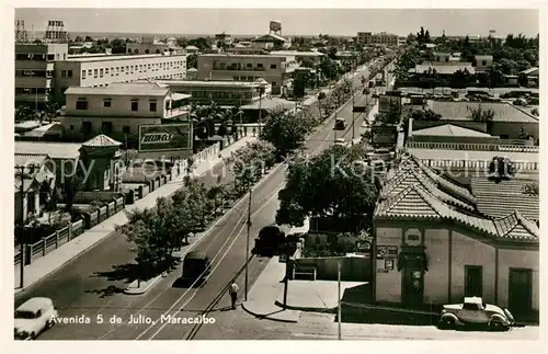AK / Ansichtskarte Maracaibo Avenida 5 de Julio Maracaibo