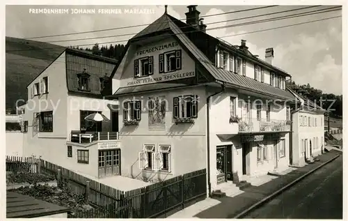 AK / Ansichtskarte Mariazell_Steiermark Fremdenheim Johann Fehlner Mariazell_Steiermark