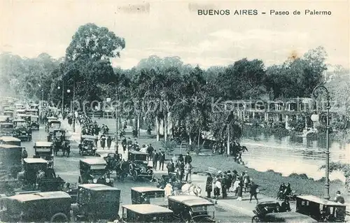 AK / Ansichtskarte Buenos_Aires Paseo de Palermo Buenos Aires