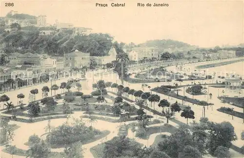 AK / Ansichtskarte Rio_de_Janeiro Praca Cabral Rio_de_Janeiro