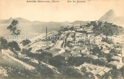 AK / Ansichtskarte Rio_de_Janeiro Avenida Beira mar Gloria Rio_de_Janeiro