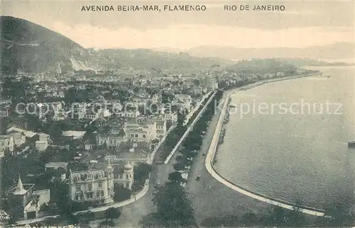AK / Ansichtskarte Rio_de_Janeiro Avenida Beira Mar Flamengo Rio_de_Janeiro