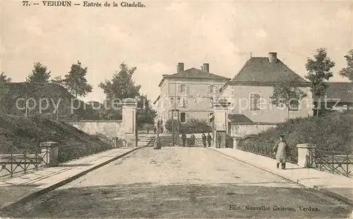 AK / Ansichtskarte VERDUN_Meuse Entree de la Citadelle Verdun Meuse