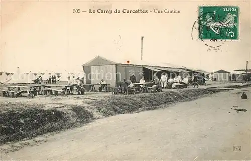 AK / Ansichtskarte Camp_de_Cercottes Une cantine 