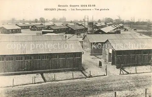 AK / Ansichtskarte Revigny sur Ornain Les Baraquements Grande Guerre 1. Weltkrieg Revigny sur Ornain