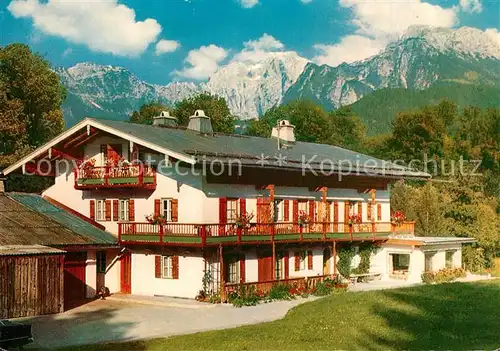 AK / Ansichtskarte Schoenau_Berchtesgaden Gaestehaus Lugererlehen Schoenau Berchtesgaden