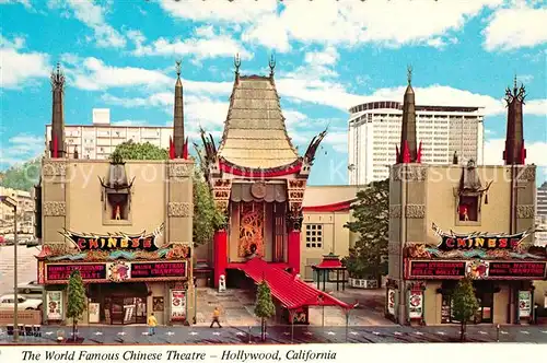 AK / Ansichtskarte Hollywood_California The World Famous Chinese Theatre Hollywood California