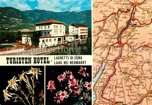 AK / Ansichtskarte Laghetti_di_Egna Touristenhotel Laghetti_di_Egna
