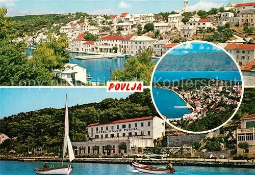 AK / Ansichtskarte Povlja Panorama Hotel Galeb Povlja Povlja