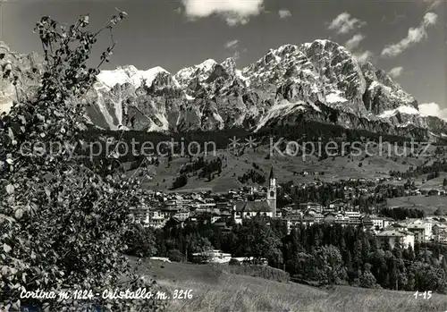 AK / Ansichtskarte Cortina_d_Ampezzo Cristallo Cortina_d_Ampezzo