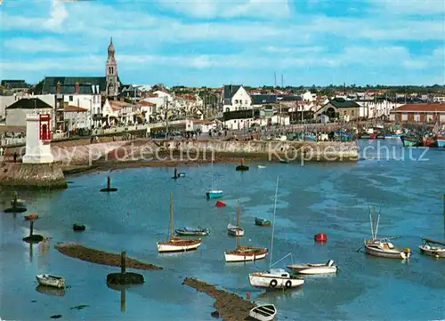 AK / Ansichtskarte Croix_de_Vie_Vendee Le port Vue generale Croix_de_Vie_Vendee