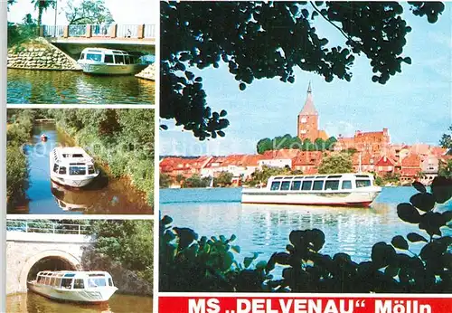 AK / Ansichtskarte Moelln_Lauenburg MS Delvenau Flussfahrten Moelln_Lauenburg