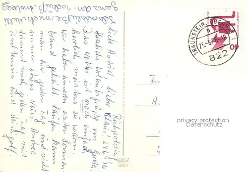 AK / Ansichtskarte Ruhpolding Ortsansicht Rauscheberg Dorfplatz Ruhpolding