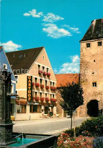 AK / Ansichtskarte Freystadt_Oberpfalz Gasthof Hotel Pietsch Freystadt_Oberpfalz