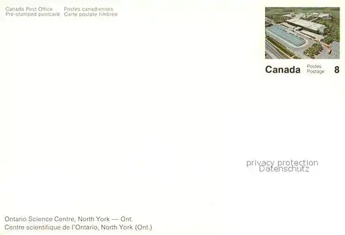 AK / Ansichtskarte Canada_State Post Office Fliegeraufnahme Canada_State